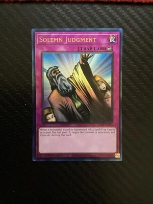 Solemn Judgment (PUR) RA02-EN075 25th Anniversary Rarity Collection II 1st... - Image 1 of 2