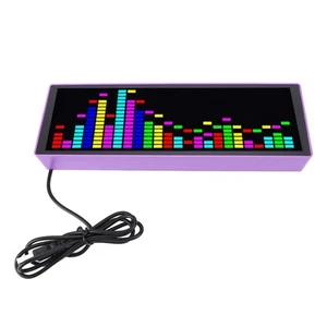 Sound Spectrum Analyzer 8 Brightness Modes USB Powered Music Spectrum Colorful - Picture 1 of 24