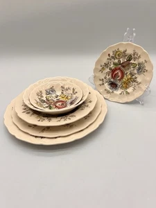 Johnson Brothers Sheraton 6 Pc Setting Dinner Luncheon Bread Soup Cereal Berry - Picture 1 of 22