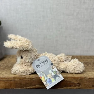 Bukowski Bears - Mini Vintage Floppy Beanie Bunny Rabbit Soft Toy Retired 8"  - Picture 1 of 9