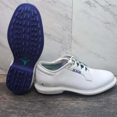 Jordan ADG 5 Golf Shoes Men's Size 8 White Emerald Grape Ice FQ6642-100 - Image 1 of 4