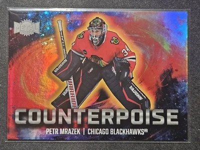 24-25 Skybox Metal Universe Petr Mrazek Counterpoise 🚨🚨🚨 Chicago Blackhawks  - Image 1 of 2