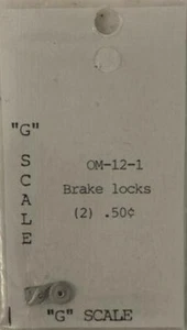 Ozark Miniatures OM-12-1 G Brake Locks (Bag of 2) - Picture 1 of 1