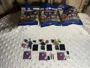 LEGO 71031 (3) CMF, Zombie Cap America/Winter Soldier/Loki w Throg AUTHENTIC NEW - Picture 1 of 5