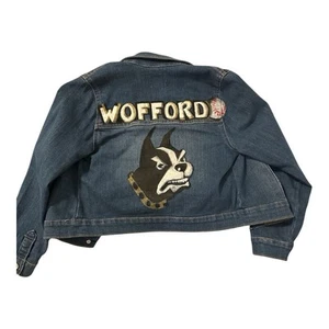 Children’s Place Custom Hand Painted Wofford Boss Jean Jacket - Picture 1 of 3