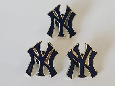 (Pack of 3) MLB Baseball Team New York Yankees Enamel Lapel Pins, FREE SHIPPING - Image 1 of 4