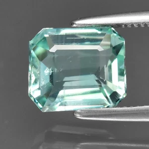 💎 1.42ct 7.2x6.2mm VS Octagon Green Emerald - Nigeria Gemstone - Picture 1 of 4