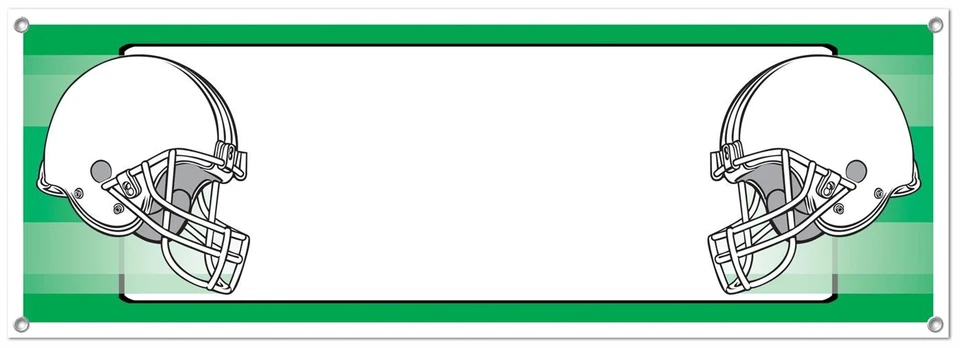 Letrero de cascos opuestos pancarta de tamaño 5' x 21" para Navidad - Beistle Foto 1 de 1