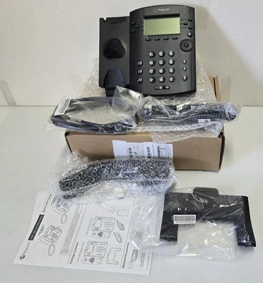 NEW Polycom VVX 301 IP Business Media Phone PoE 2201-48300-001 - Image 1 of 4