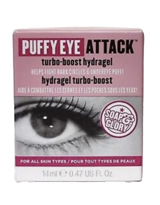 Hidragel para ojos Soap & Glory Puffy Eye Attack Turbo-Boost 14 ml (0,47 fl. Oz) *NUEVO* Foto 1 de 3