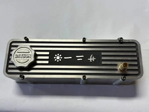 Datsun Nissan A12 A14 A15 Aluminum Valve Cover w/ Oil Cap & Hardware NEW - Picture 1 of 6