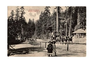 RPPC, Stanley Park, postal de colección, Vancouver, B.C., sin publicar - Imagen 1 de 3