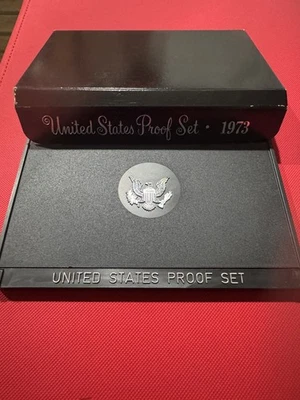 1973 - US Mint Proof Set 6 Coin Set OGP Original Government Packaging - Image 1 of 4