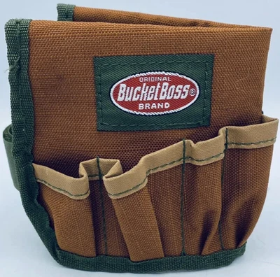 Bucket Boss Size Small Brand Brown Bucket Organization Multi-Pockets Tool Pouch - Image 1 of 4