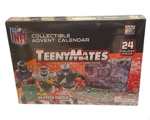 NEU VERSIEGELT NFL TeenyMates Adventskalender 24 exklusive Figuren & Puzzle - Bild 1 von 6