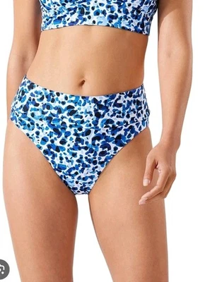 Tommy Bahama L115143 Women's Leopard High-Waist Bikini Bottom Size Small - Image 1 of 4