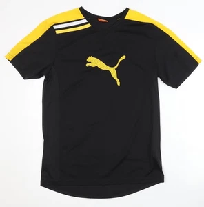 Camiseta deportiva negra mediana Puma para hombre - Imagen 1 de 12