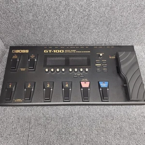 BOSS GT-100 Amplificatore Processore Multieffetto Chitarra Modellismo FX Sistema Pedaliera JPN - Foto 1 di 10