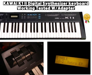 KAWAI K1 II Digital Synthesizer keyboard Working Tested W/Adapter - Picture 1 of 11