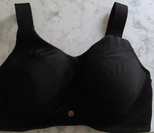 Livi Sport Bra 42DDD Black Max Support Underwire Sports Lane Bryant Plus Size - Picture 1 of 7