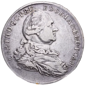 GERMANIA BAVARIA BAYERN Karl Theodor Madonnentaler 1780 - Argento/Silver - Imagen 1 de 2