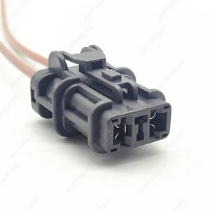 2-Way Radiator Cooling Fan Connector Pigtail Plug For 1997-2006 Honda CR-V - Picture 1 of 6