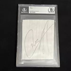 CRUSH SIGNED AUTOGRAPHED CUT SIGNATURE WWF WRESTLING BECKETT BAS AUTHENTIC - Picture 1 of 2