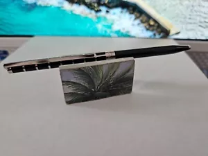 CLASSIQUE BY ST DUPONT BALLPOINT PEN DUOTONE black & silver 045343n - Picture 1 of 6