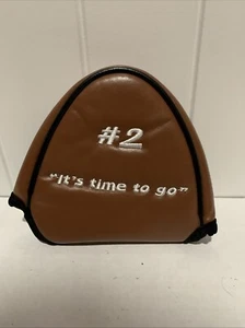 Neu, kein Etikett, Intech #2 It's Time To Go Golf Mallet Putter Cover, 5,5" x 4,5" x1" - Bild 1 von 5