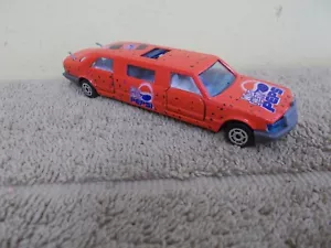 VINTAGE MAJORETE MERCEDES LIMOUSINE SPIELZEUGLIMOUSINE DRUCKGUSS PEPSI NOS OHNE BOX - Bild 1 von 10