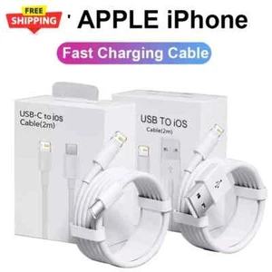 Original 30W USB Cable for Apple Iphone 14 13 12 11 7 8 XS XR Fast Charging USB - Picture 1 of 12