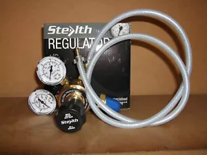 Argon & Co2 Mix & Argon Mig Welder 2 Gauge Regulator metre mini mig adaptor hose - Picture 1 of 3