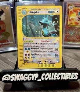 ◓Kingdra 148/147 Aquapolis 2002 - Pokémon TCG Secret Holo Rare*MP+◓ - Picture 1 of 10
