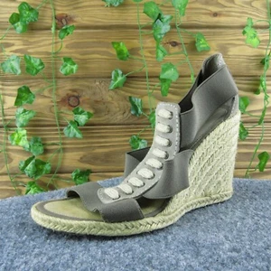 Andre Assous Women Gladiator Sandal Shoes Size 6.5 Medium Brown Leather - Imagen 1 de 9