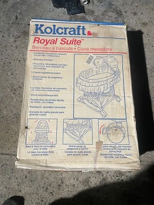 VINTAGE KOLCRAFT ROYAL SUIT TRAVEL BASSINET NEW IN BOX! - Image 1 of 4