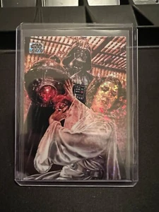 2024 Topps Chrome Star Wars Galaxy Mini Diamond Darth Vader and Princess Leia #2 - Picture 1 of 2