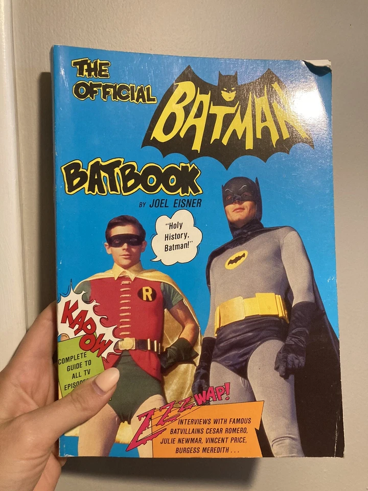 Holy History Batman!!  VINTAGE "THE OFFICIAL BATMAN BATBOOK" by Joel Eisner 1986 Foto 1 de 4