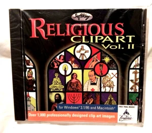 Softkey Religious Clip Art Vol. 11 Windows & Macintosh 1994 CD-ROM - New! - Picture 1 of 3