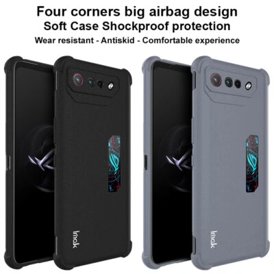IMAK Para Asus ROG Phone 7 Ultimate, Airbag a Prueba de Golpes Arena TPU Mate Estuche Cubierta Foto 1 de 4