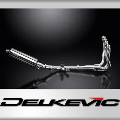 Suzuki GSX-S1000 2016-2024 Complete Exhaust 4-1 14" Oval Stainless Muffler - Image 1 of 4