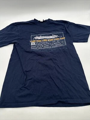 Gear For Sports T-Shirt Men Large Graphic Cruise Ship Blue ..#19953 - Image 1 of 4