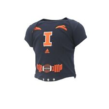 Illinois Fighting Illini Official Ncaa Apparel Baby Infant Size Creeper Bodysuit