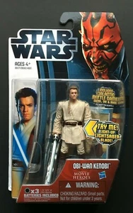 OBI-WAN KENOBI MH16 Hasbro Star Wars Movie Heroes Lightsaber Blade Actionfigur - Bild 1 von 3