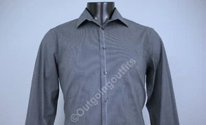 Calvin Klein Steel Slim Fit Stretch Non-Iron Men's Long Sleeve Shirt 16 32/33 L - Picture 1 of 13