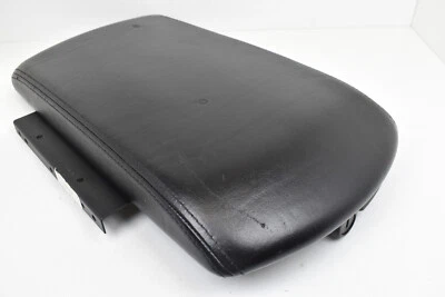 Infiniti QX56 2004-2010 consola central delantera cuero negro reposabrazos tapa cubierta OEM Foto 1 de 4