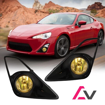 For 2013- 2016 Scion FR-S FRS/Toyota 86 Amber Pair Front Bumper Fog Lights Lamps - Image 1 of 4