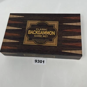 Classic BackGammon Spielset - Massivholz Spielfiguren Reisegröße KOMPLETT - Bild 1 von 10