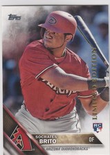 2016 Topps Limited Edition #580 Socrates Brito  Arizona Diamondbacks RC Rookie