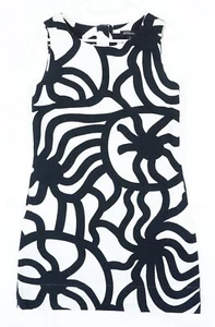 Vestido estampado Joonas blanco y negro H&M Marimekko talla US 8 o EU 38 (se ... - Imagen 1 de 7