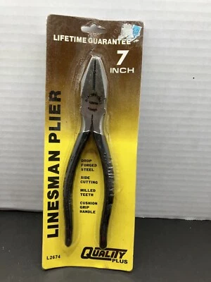 "Alicates Linesman NOS Quality Plus 7"" No.L2674" Foto 1 de 2